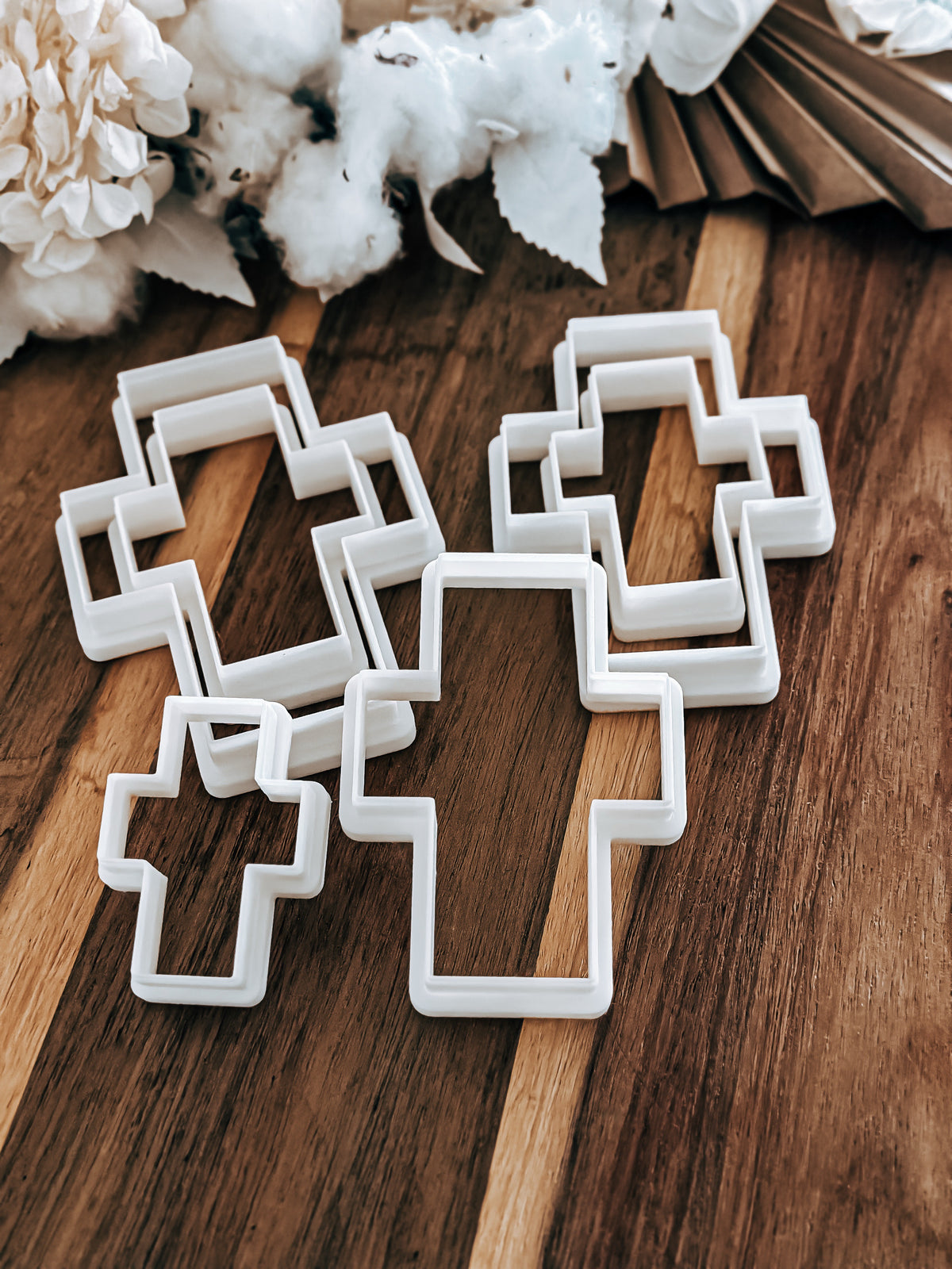 Bold Religious Cross cookie cutters in different sizes