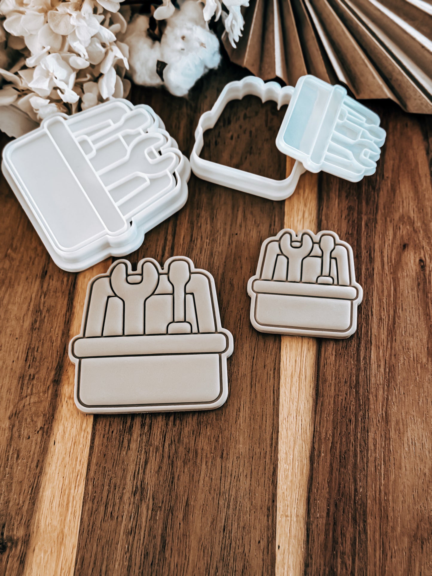 Mini Tool Box Stamp & Cutter - Perfect for Fondant & Sugar Cookies