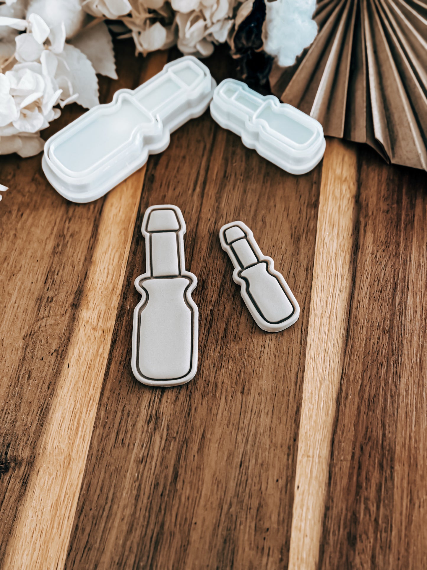 Mini Screw Driver (Simple) Stamp & Cutter - Perfect for Fondant & Sugar Cookies
