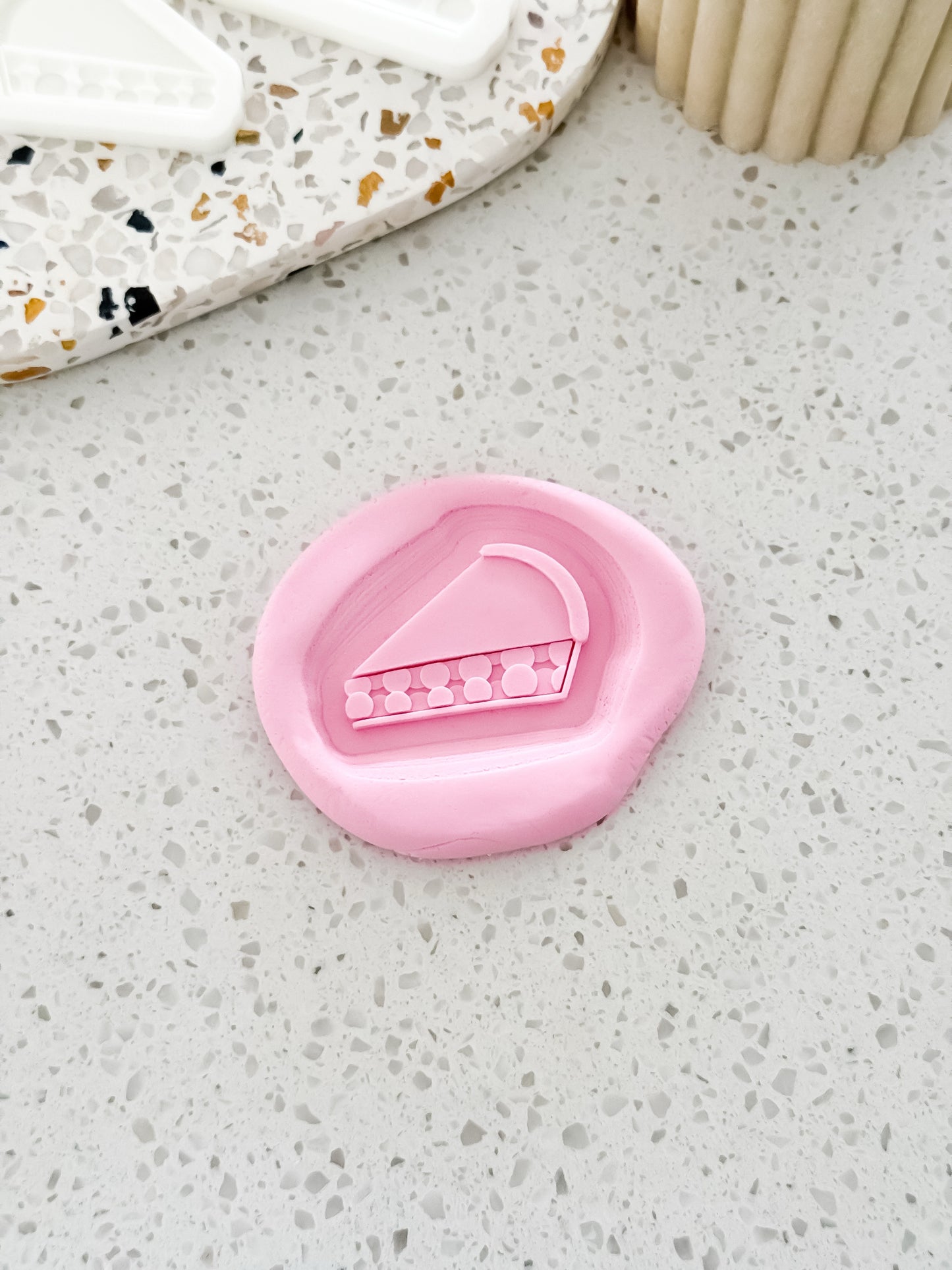 Mini Cherry Pie (Caterpillar) Stamp & Cutter - Perfect for Fondant & Sugar Cookies