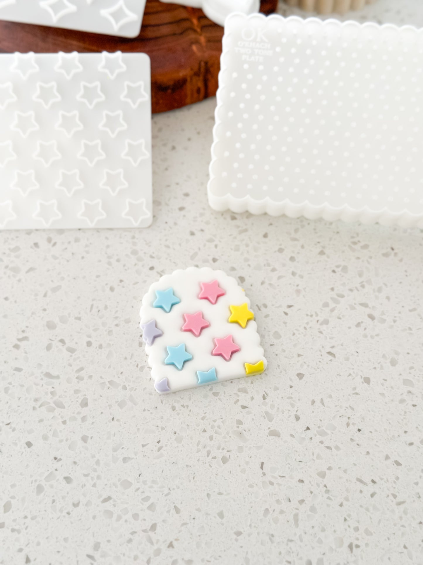 Star Pattern - Cookie Stamp - Ideal for Fondant & Sugar Cookies