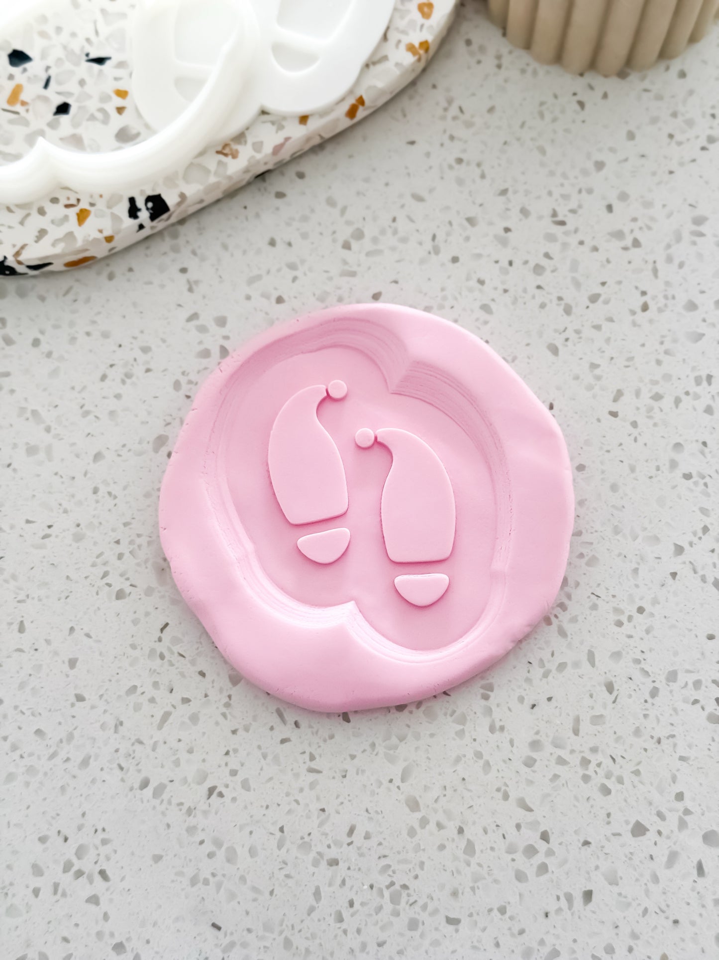 Elf Foot Print Stamp & Cutter - Perfect for Fondant & Sugar Cookies