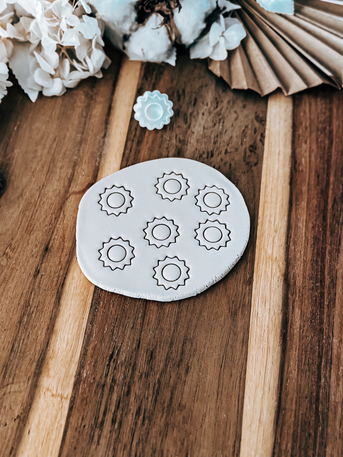 Mini Sun (Imprint) - Stamp - Perfect for Fondant & Sugar Cookies