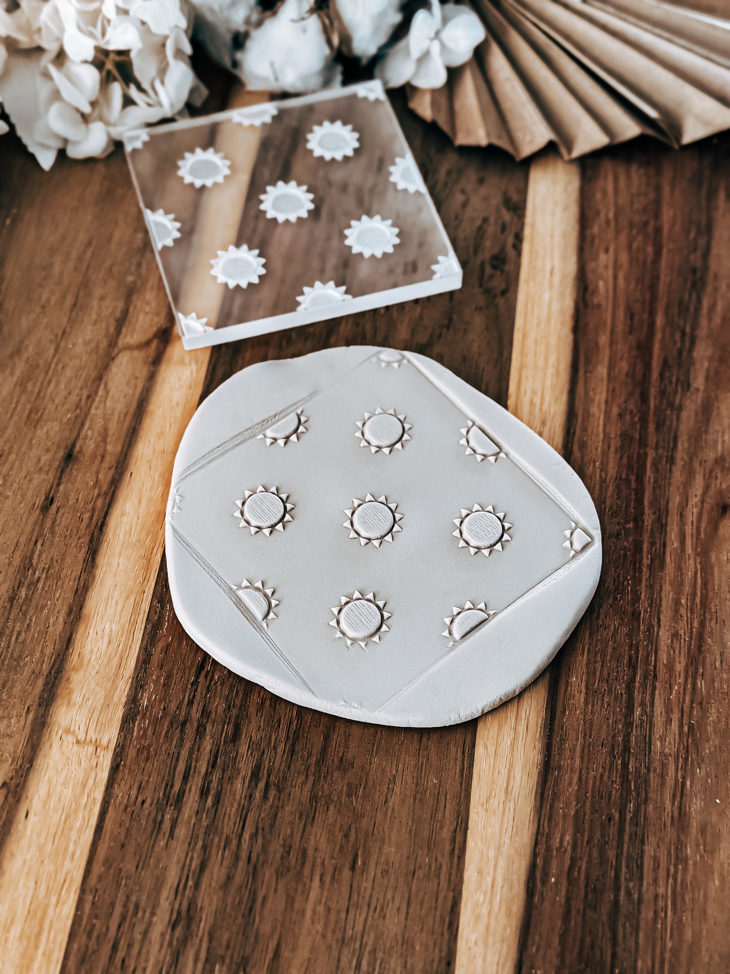 Sun Pattern 'UP' - Stamp - Ideal for Fondant & Sugar Cookies
