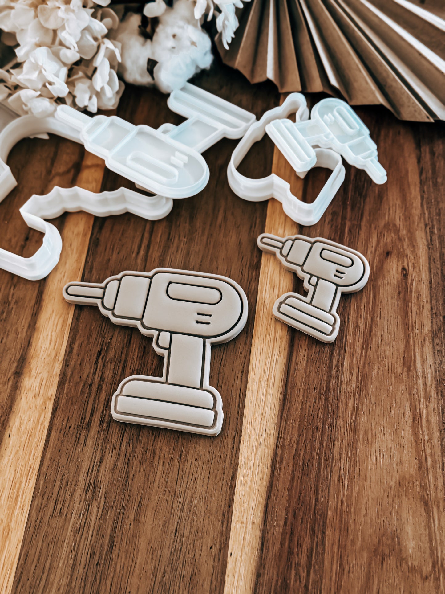 Mini Cordless Drill Stamp & Cutter - Perfect for Fondant & Sugar Cookies