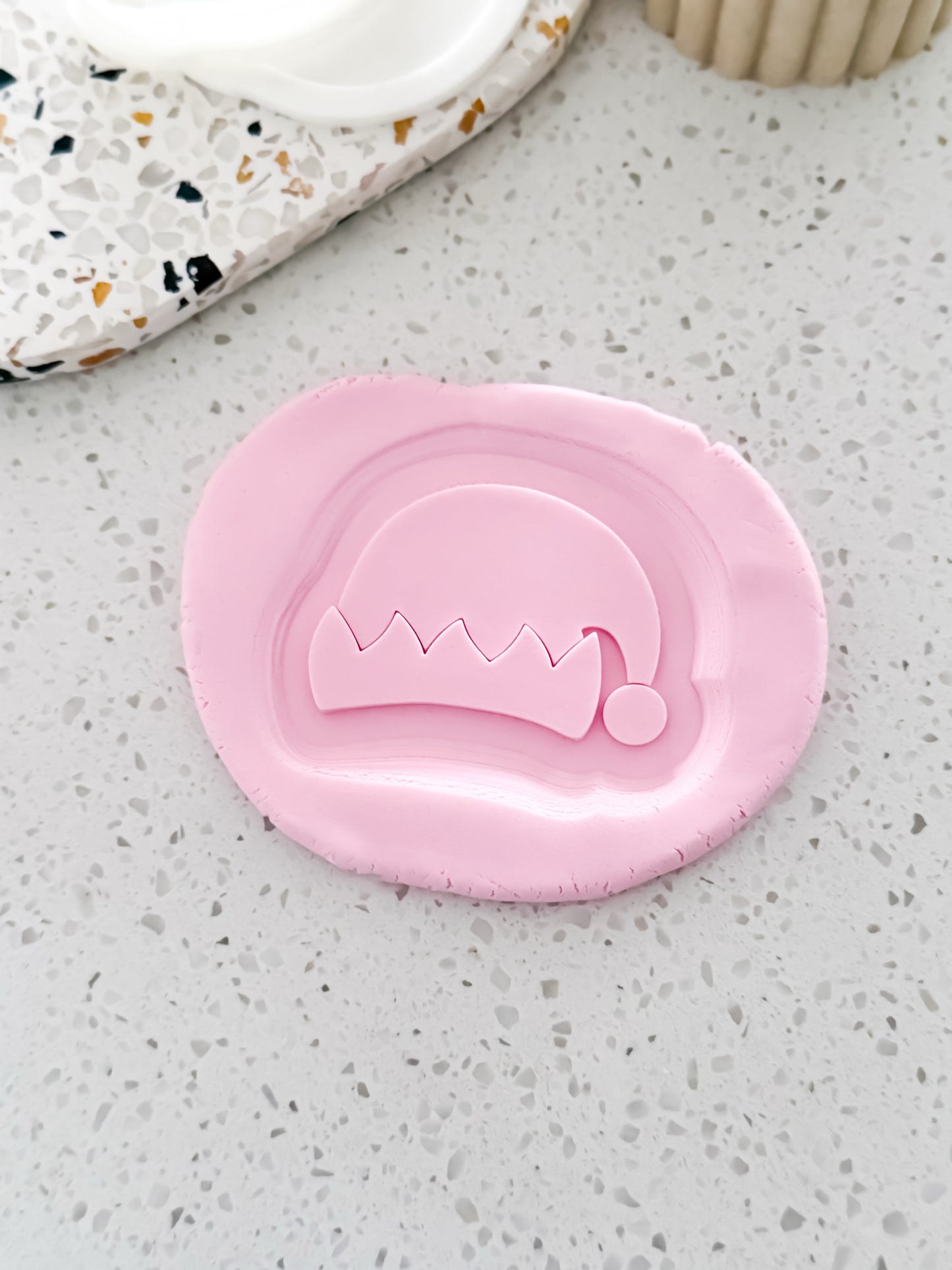 Elf Hat Stamp & Cutter - Perfect for Fondant & Sugar Cookies