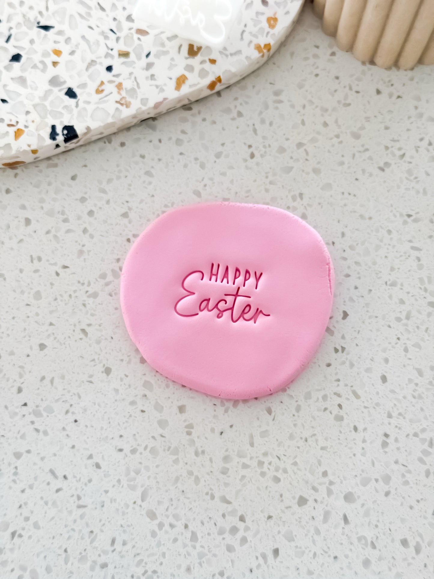 Happy Easter (Mini) - Perfect for Fondant, Sugar Cookies & Baking