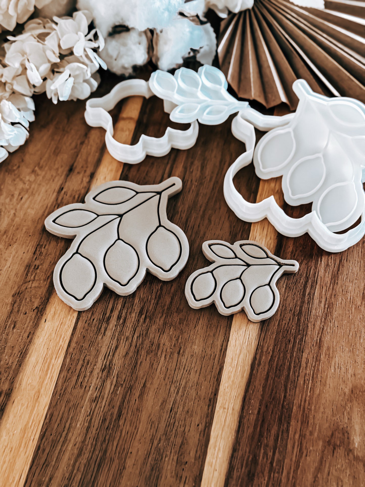 Lemons on Branch (Three) Stamp & Cutter - Perfect for Fondant & Sugar Cookies