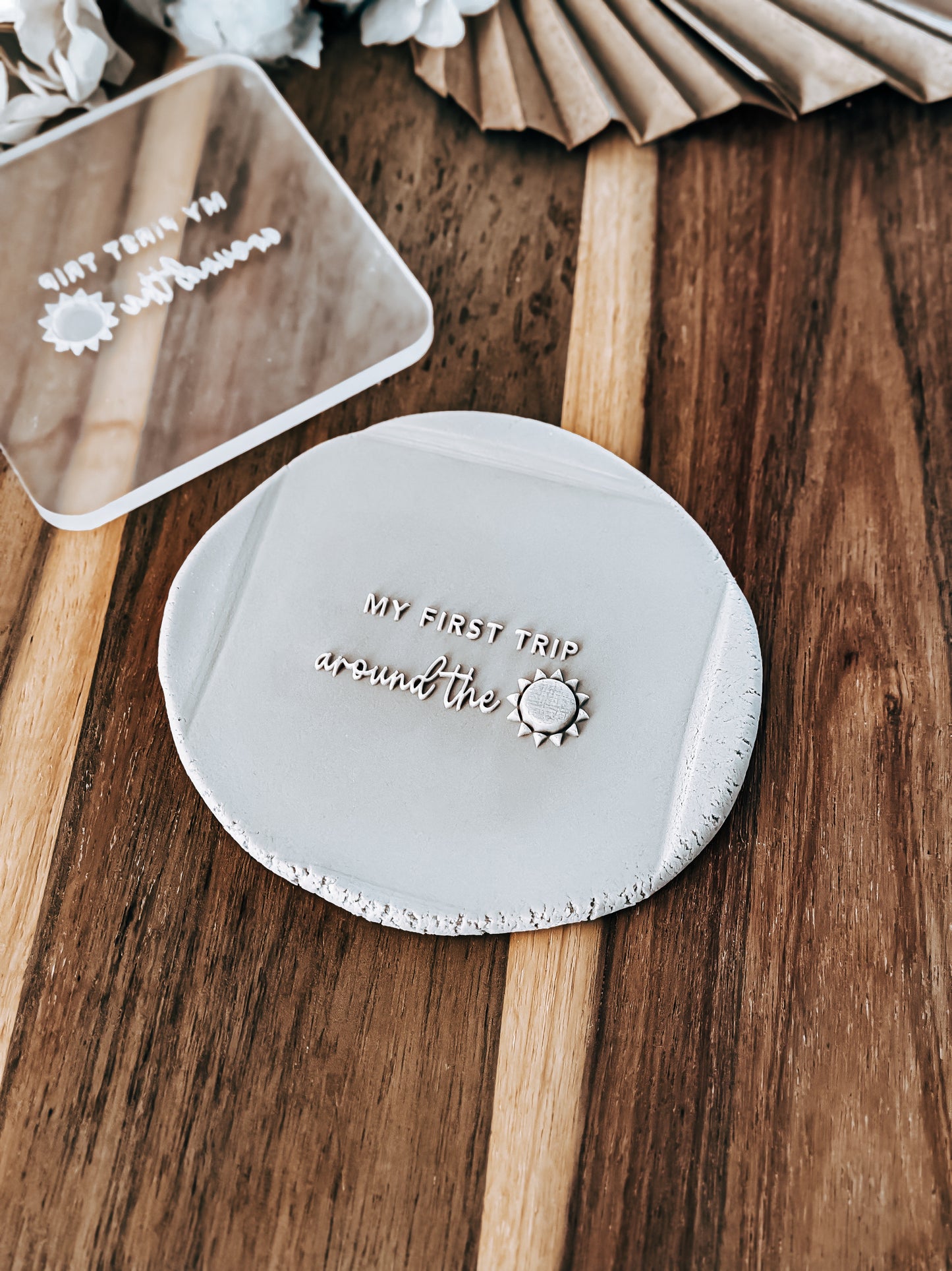 My First Trip Around the Sun 'UP' - Stamp - Ideal for Fondant & Sugar Cookies
