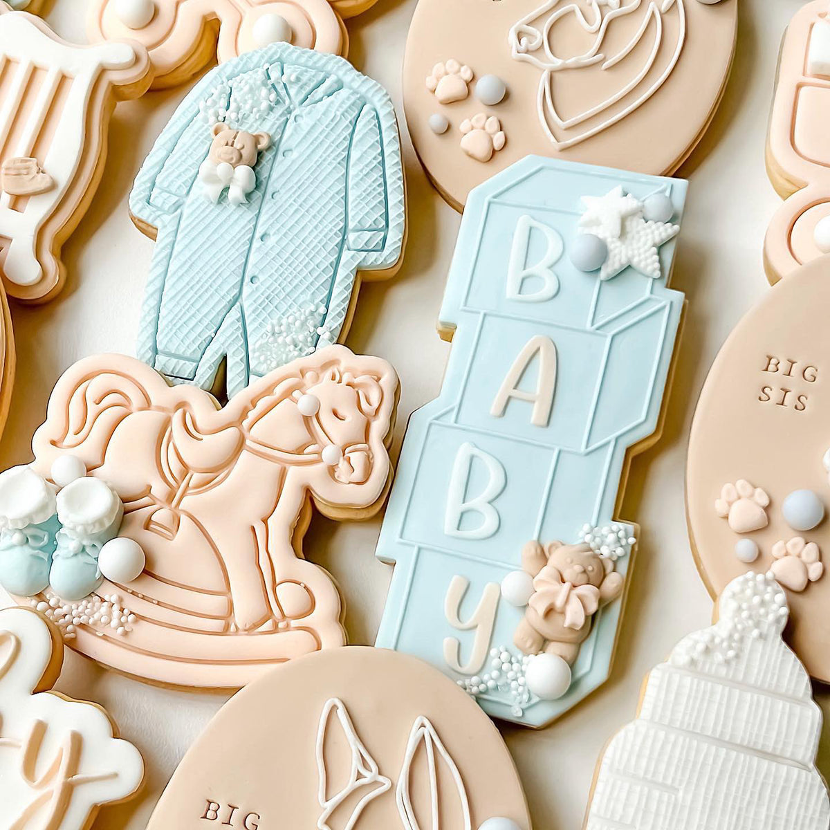 German Shepherd (Outline) 'UP' - Cookie Stamp - Perfect for Fondant and Sugar Cookies