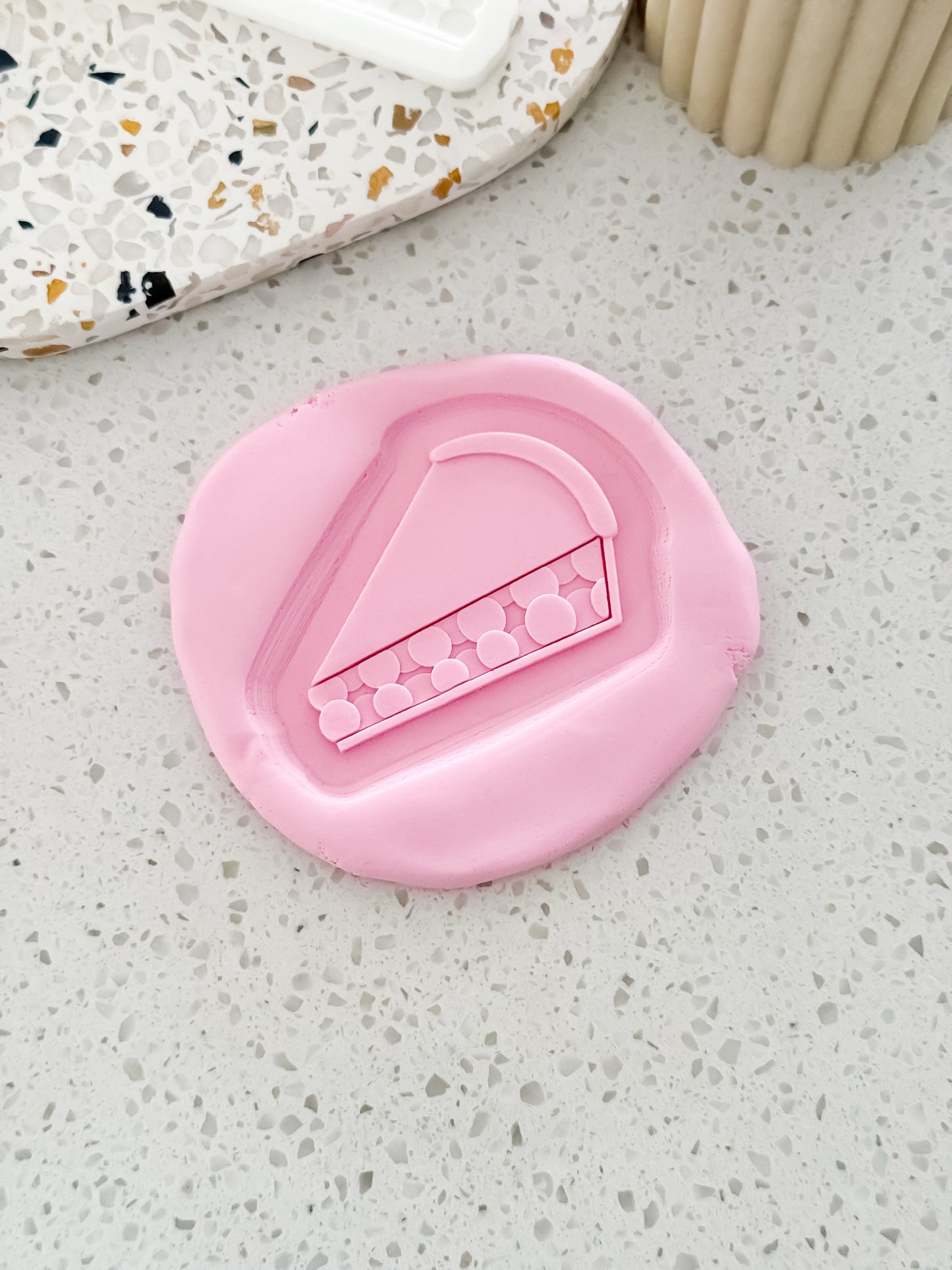 Cherry Pie (Caterpillar) Stamp & Cutter - Perfect for Fondant & Sugar Cookies