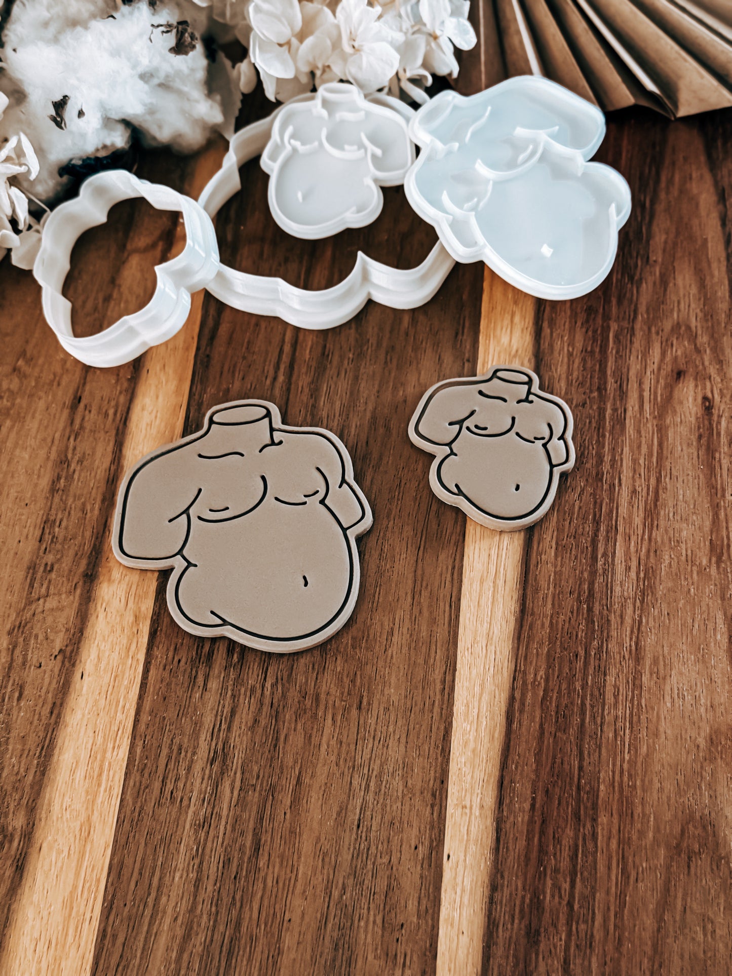Mini Dad Bod Stamp & Cutter - Perfect for Fondant & Sugar Cookies