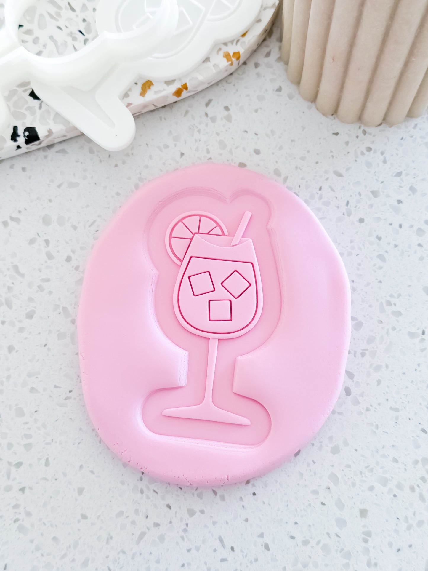 Spritz Glass (Ice Cubes) Stamp & Cutter - Perfect for Fondant & Sugar Cookies