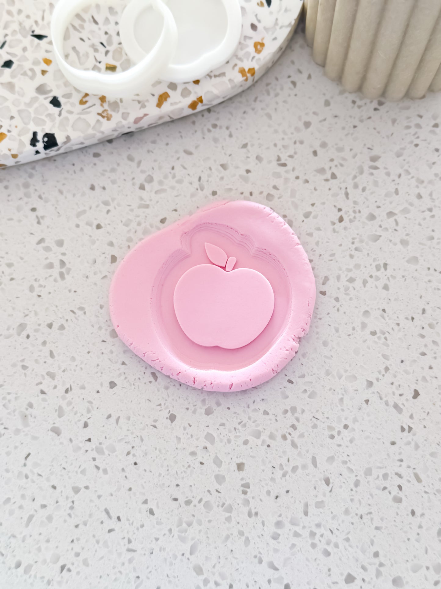 Mini Apple Stamp & Cutter - Perfect for Fondant & Sugar Cookies