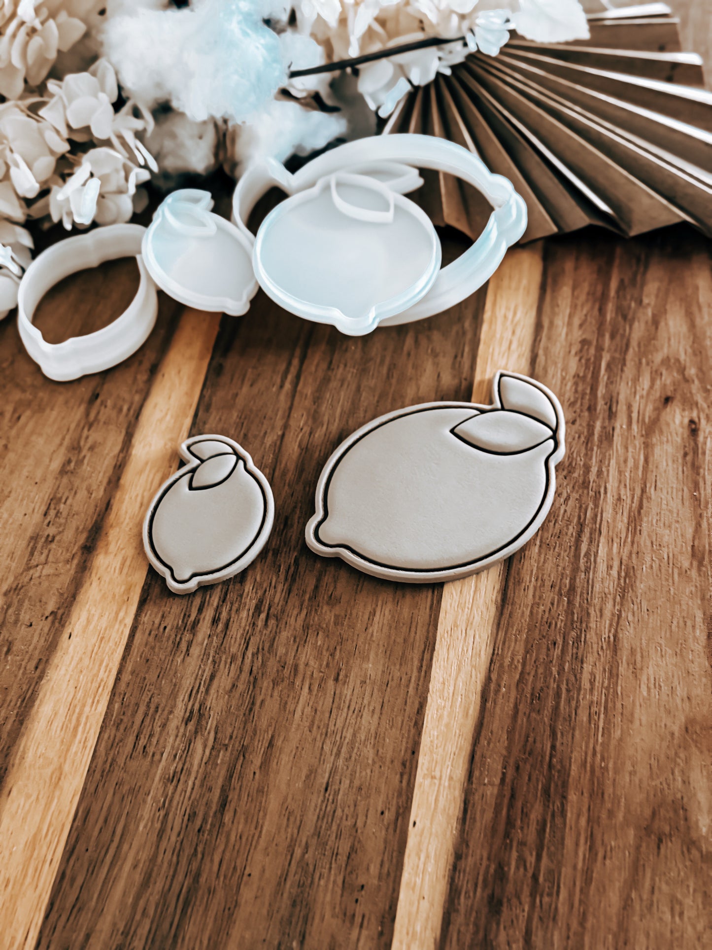 Mini Full Lemon Stamp & Cutter - Perfect for Fondant & Sugar Cookies