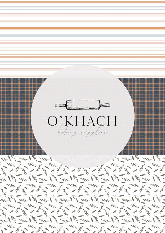 Bunny Garden Pattern No.19 - Digital Edible Image for Cakes & Cookies