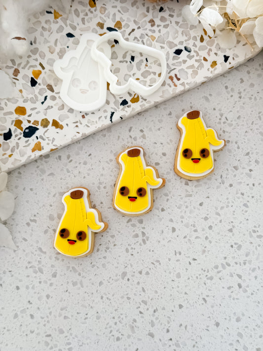 Mini Banana Peely - Cookie Stamp and Cutter