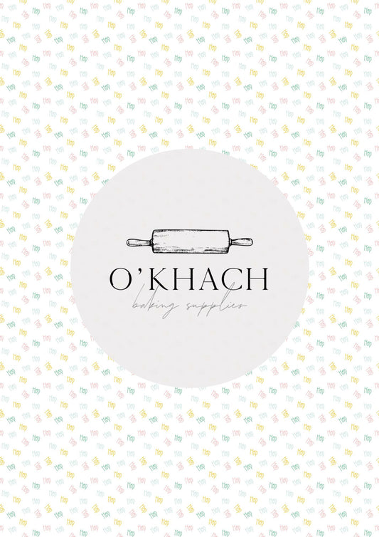 Easter Garden Pattern No.10 - Digital Edible Image for Cakes & Cookies