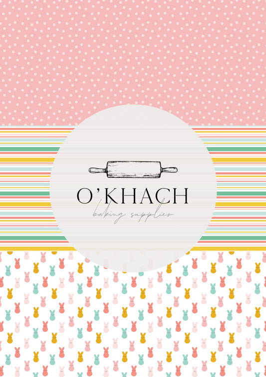 Easter Garden Pattern No.18 - Digital Edible Image for Cakes & Cookies