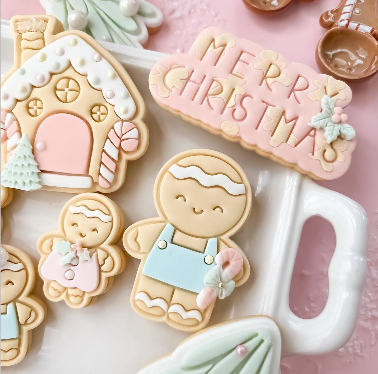 Merry Christmas - Cookie Stamp & Cutter