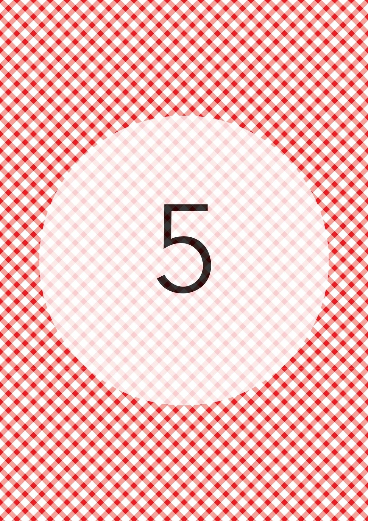 Red diagonal gingham edible image, Gingham Cross No.5, by O'Khach