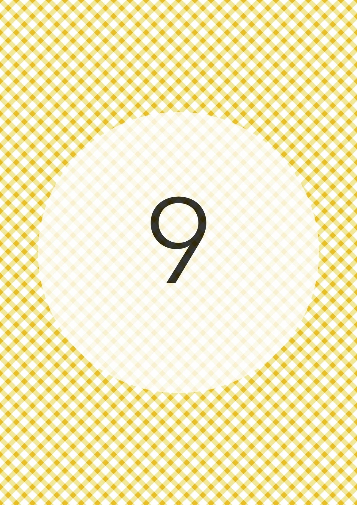 Mustard Yellow diagonal gingham edible image, Gingham Cross No.9, by O'Khach