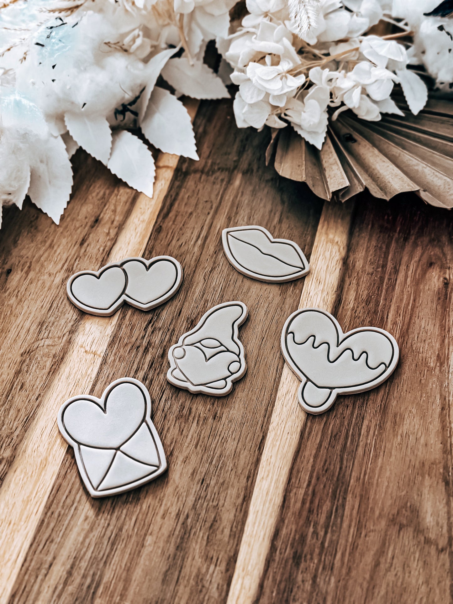 Mini Double Hearts - Cookie Stamp and Cutter - Ideal for Fondant & Sugar Cookies