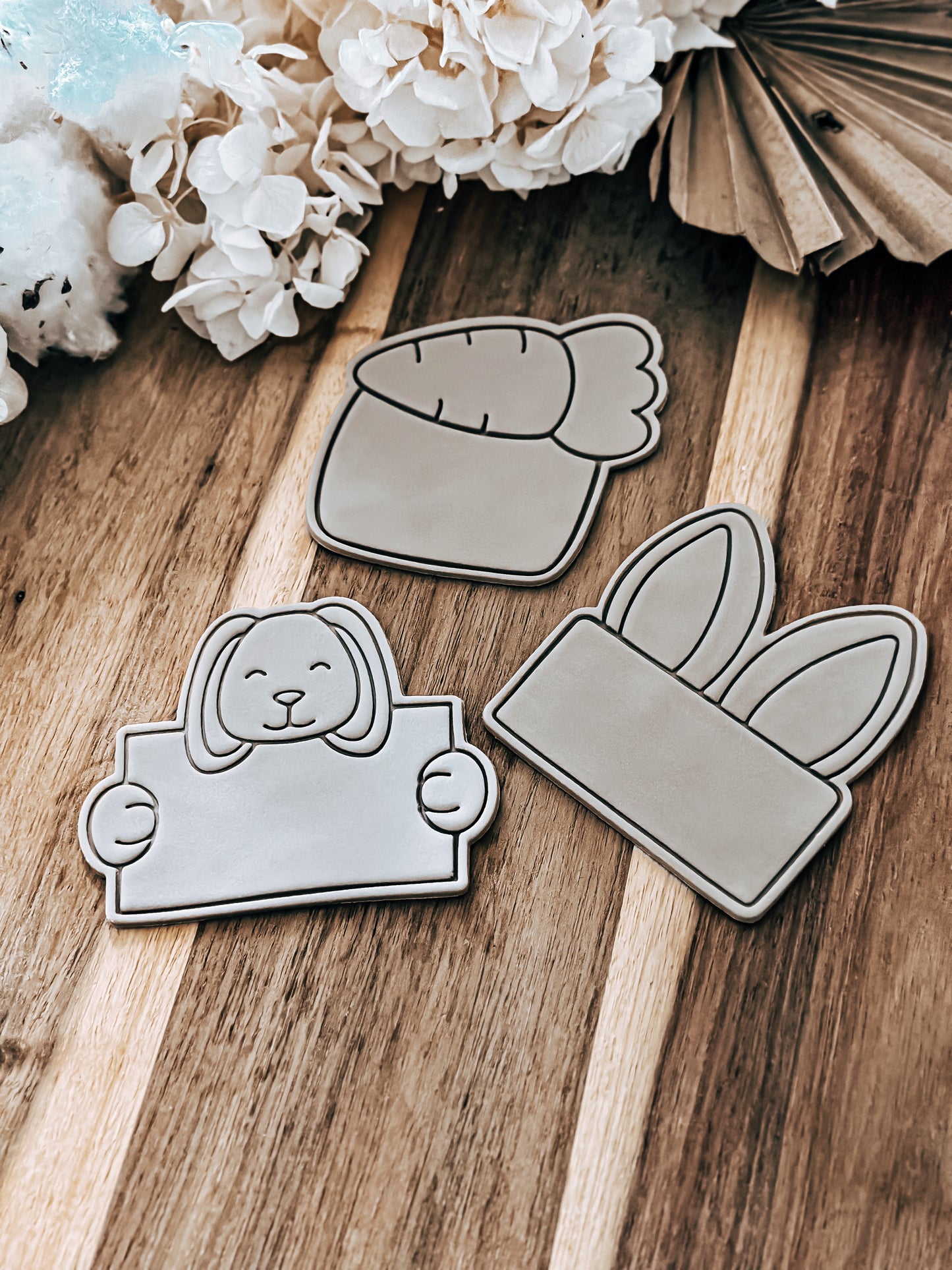 Bunny (Plaque) - Cookie Stamp and Cutter - Ideal for Fondant & Sugar Cookies