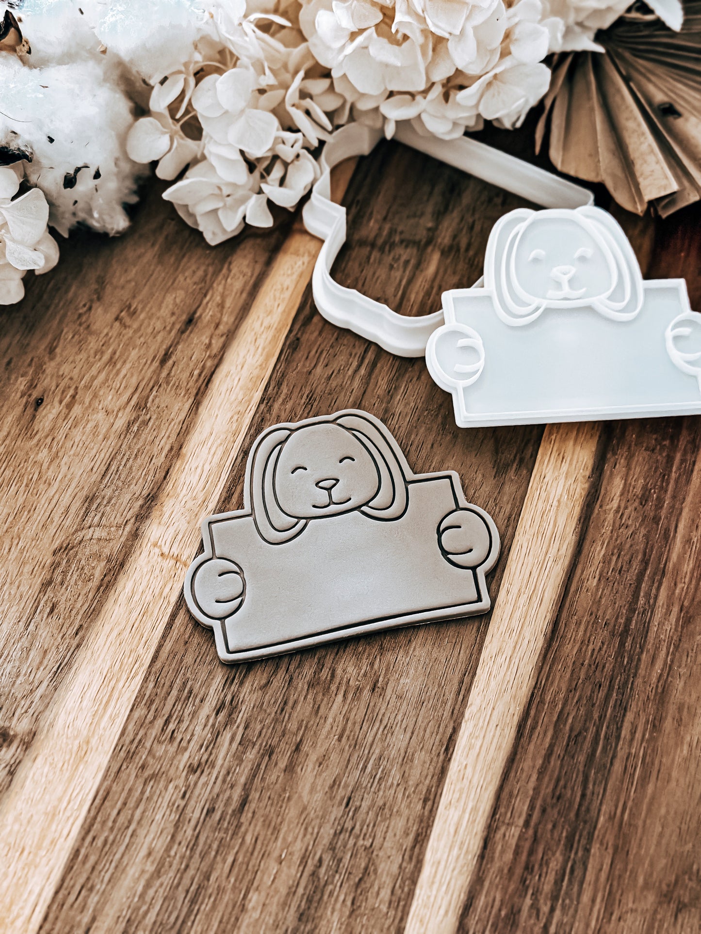 Bunny (Plaque) - Cookie Stamp and Cutter - Ideal for Fondant & Sugar Cookies