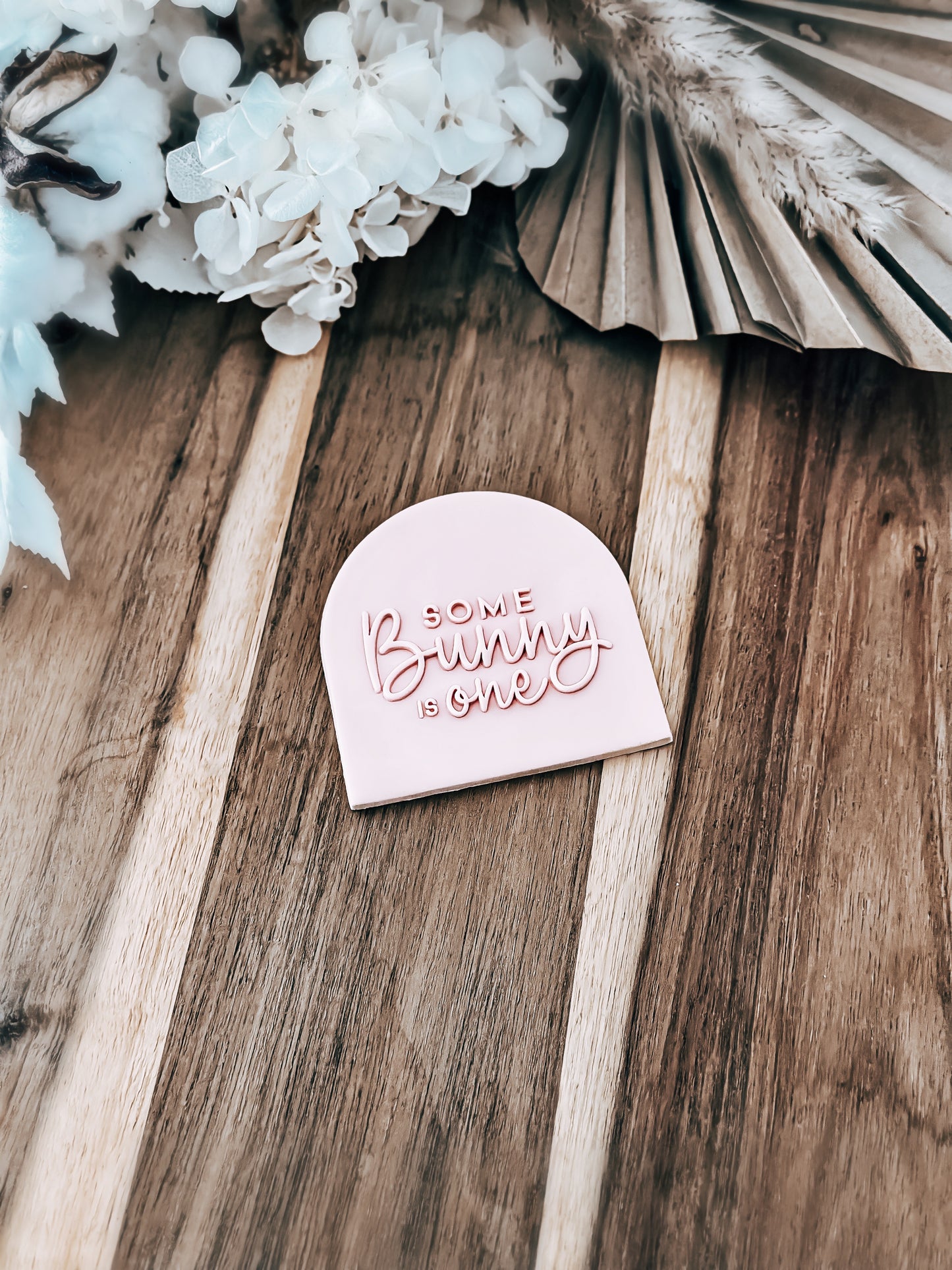 Some Bunny Is One 'UP' - Cookie Stamp - Ideal for Fondant & Sugar Cookies