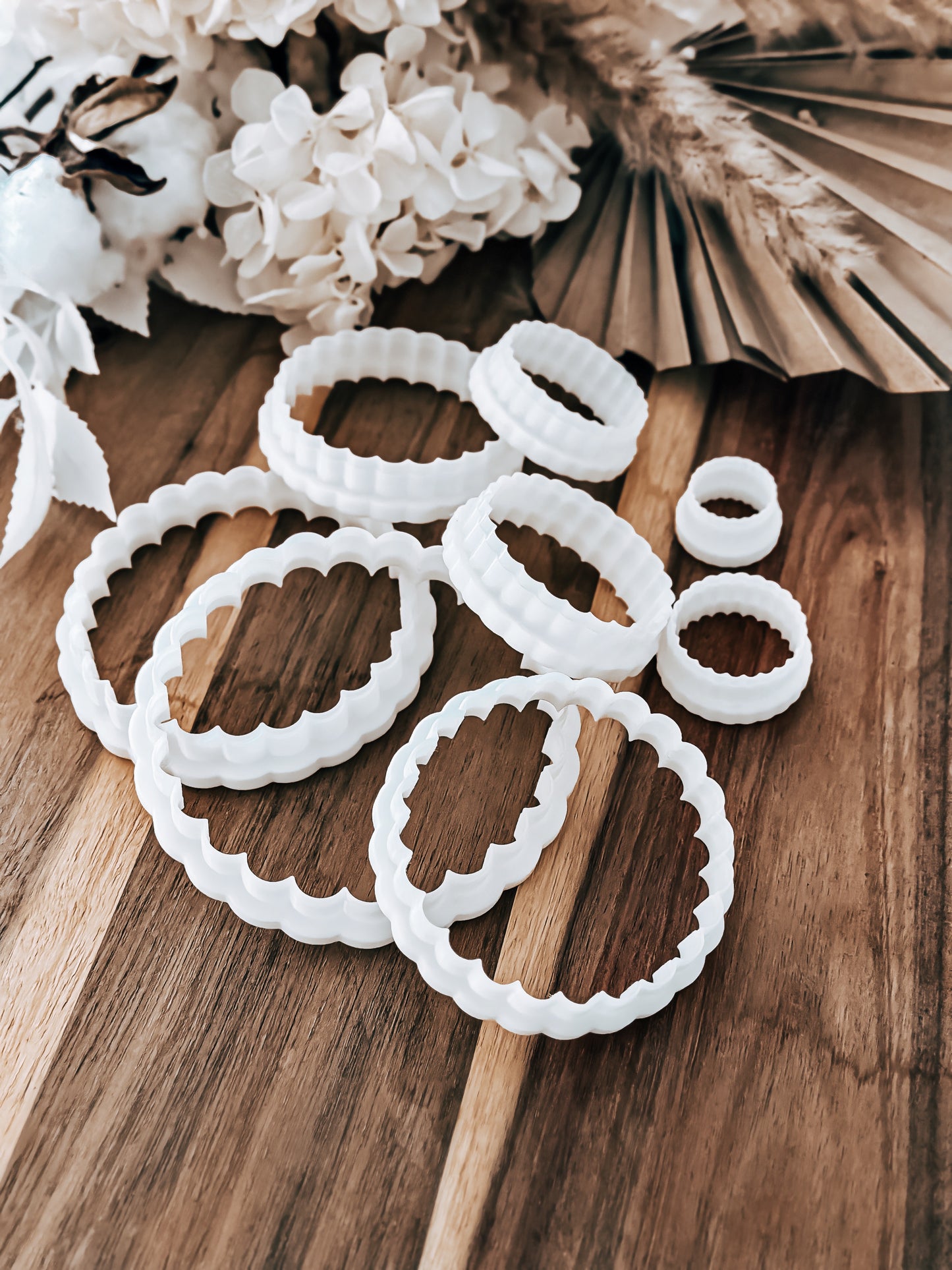 Scalloped Circle Cookie Cutters – Perfect for Fondant, Sugar Cookies & Baking