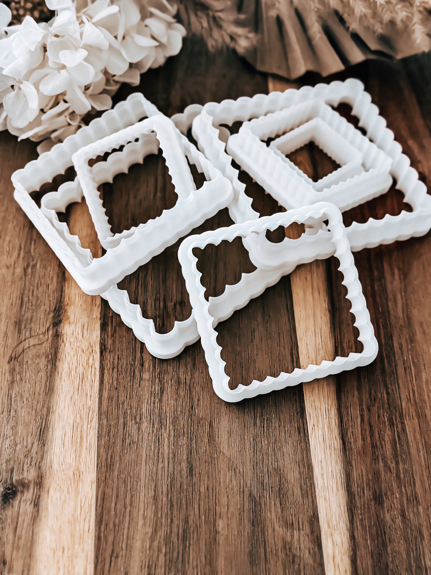 Scalloped Square Cookie Cutter – Perfect for Fondant, Sugar Cookies & Baking