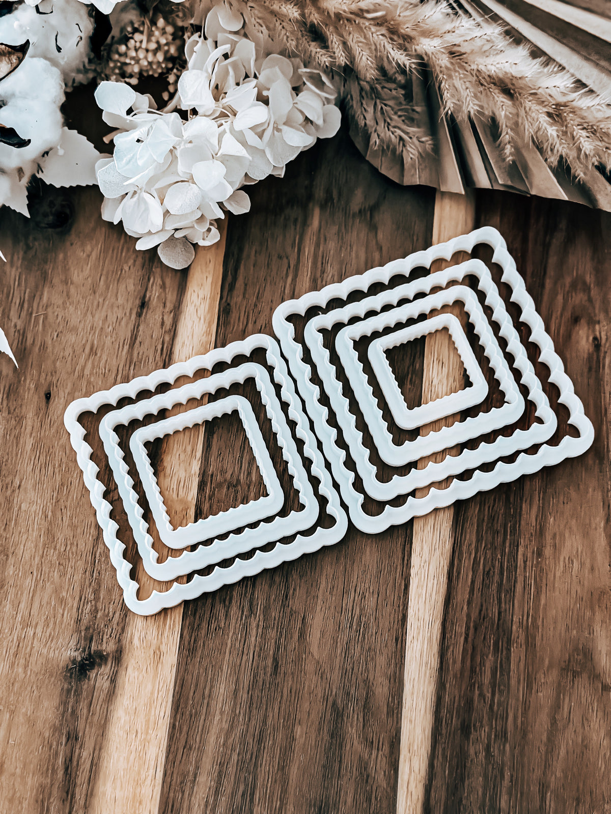 Scalloped Square Cookie Cutter – Perfect for Fondant, Sugar Cookies & Baking