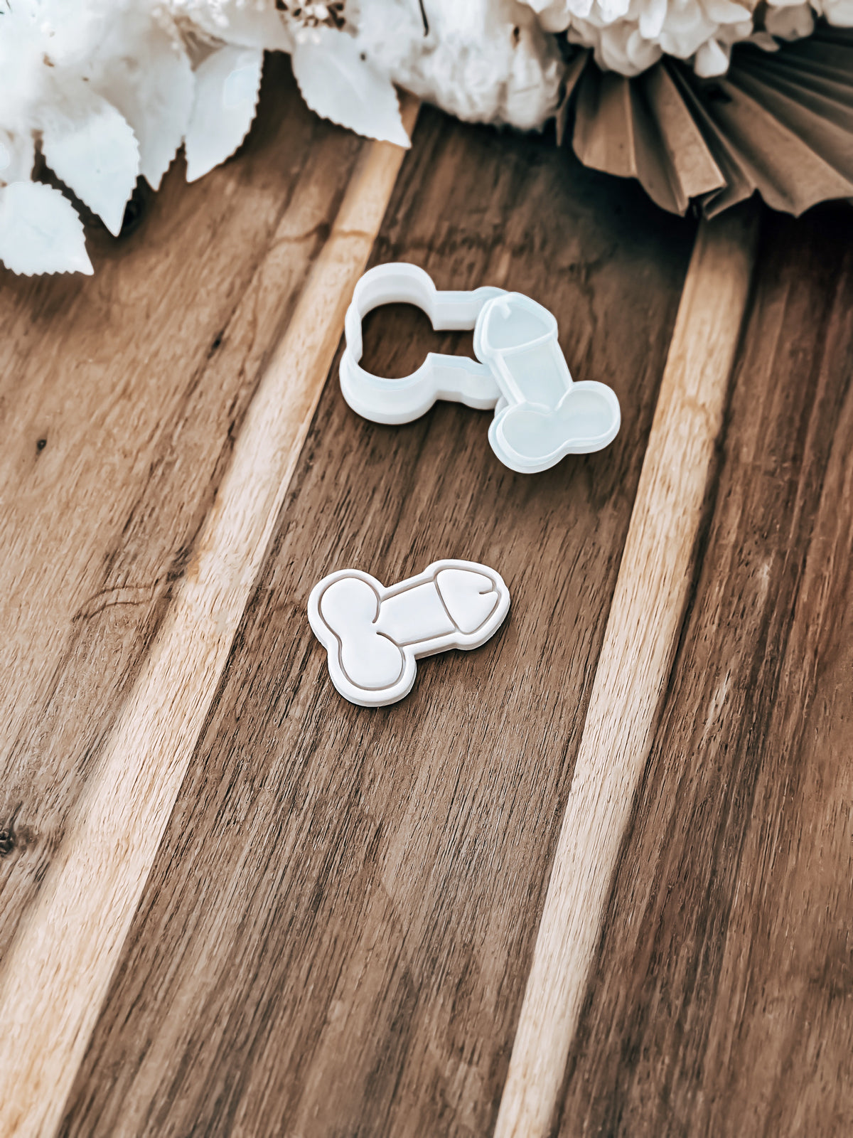 Mini Dick Cookie Stamp & Cutter - Perfect for Fondant & Sugar Cookies