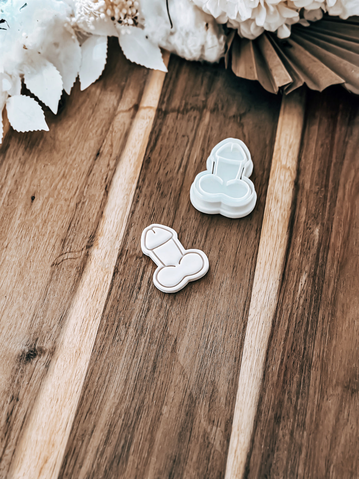 Mini Dick Cookie Stamp & Cutter - Perfect for Fondant & Sugar Cookies