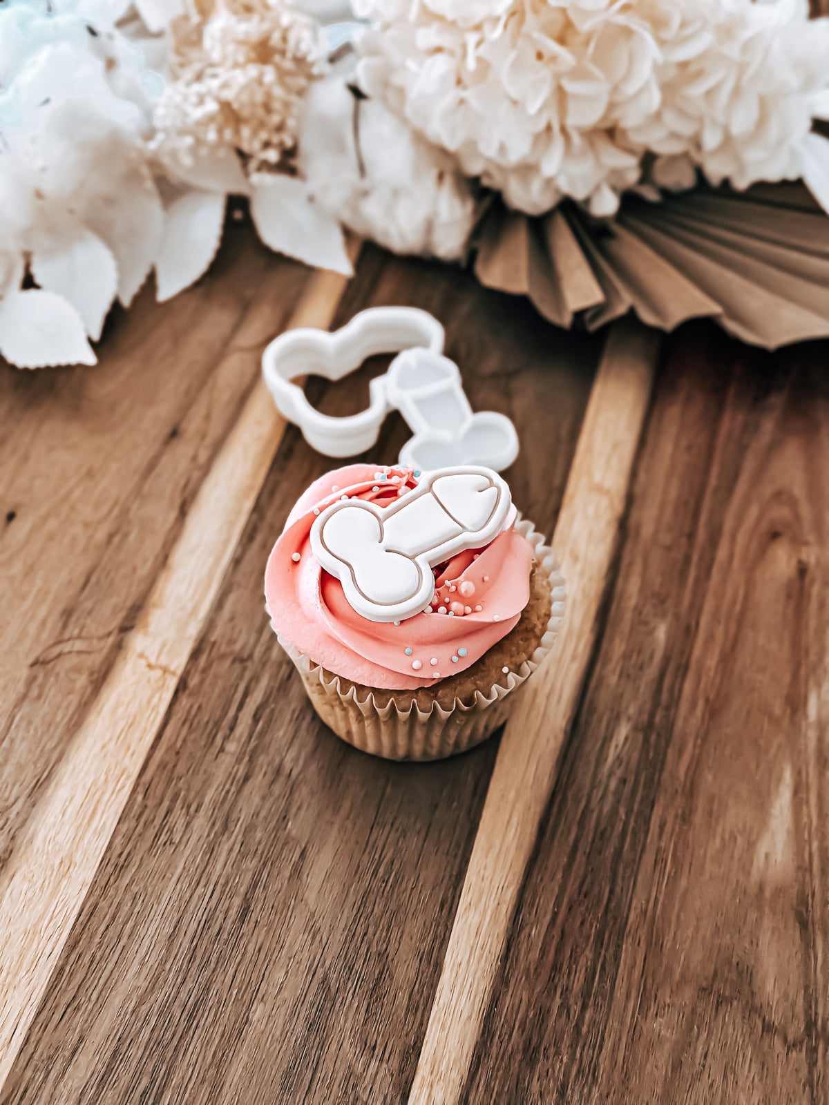 Mini Dick Cookie Stamp & Cutter - Perfect for Fondant & Sugar Cookies