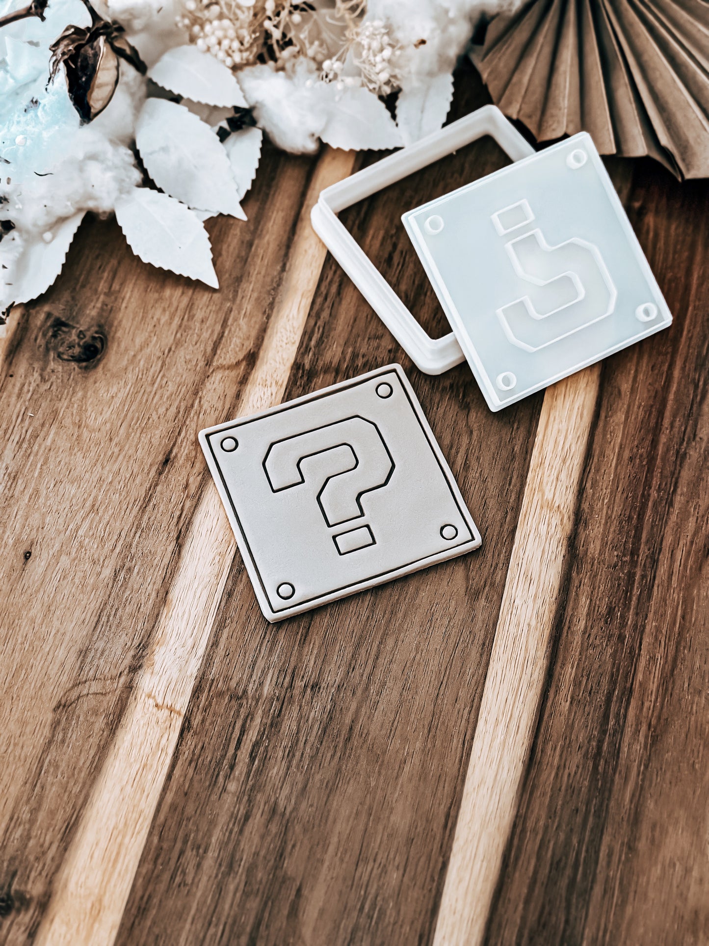 Question Block - Cookie Stamp & Cutter - Fondant & Sugar Cookies