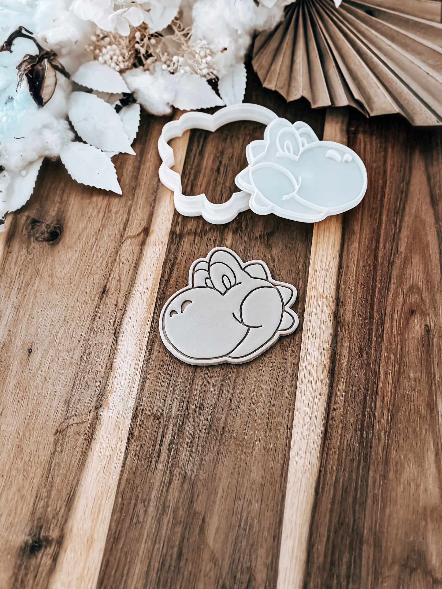 Dino Sidekick Stamp and Cutter - Perfect for Fondant & Sugar Cookies