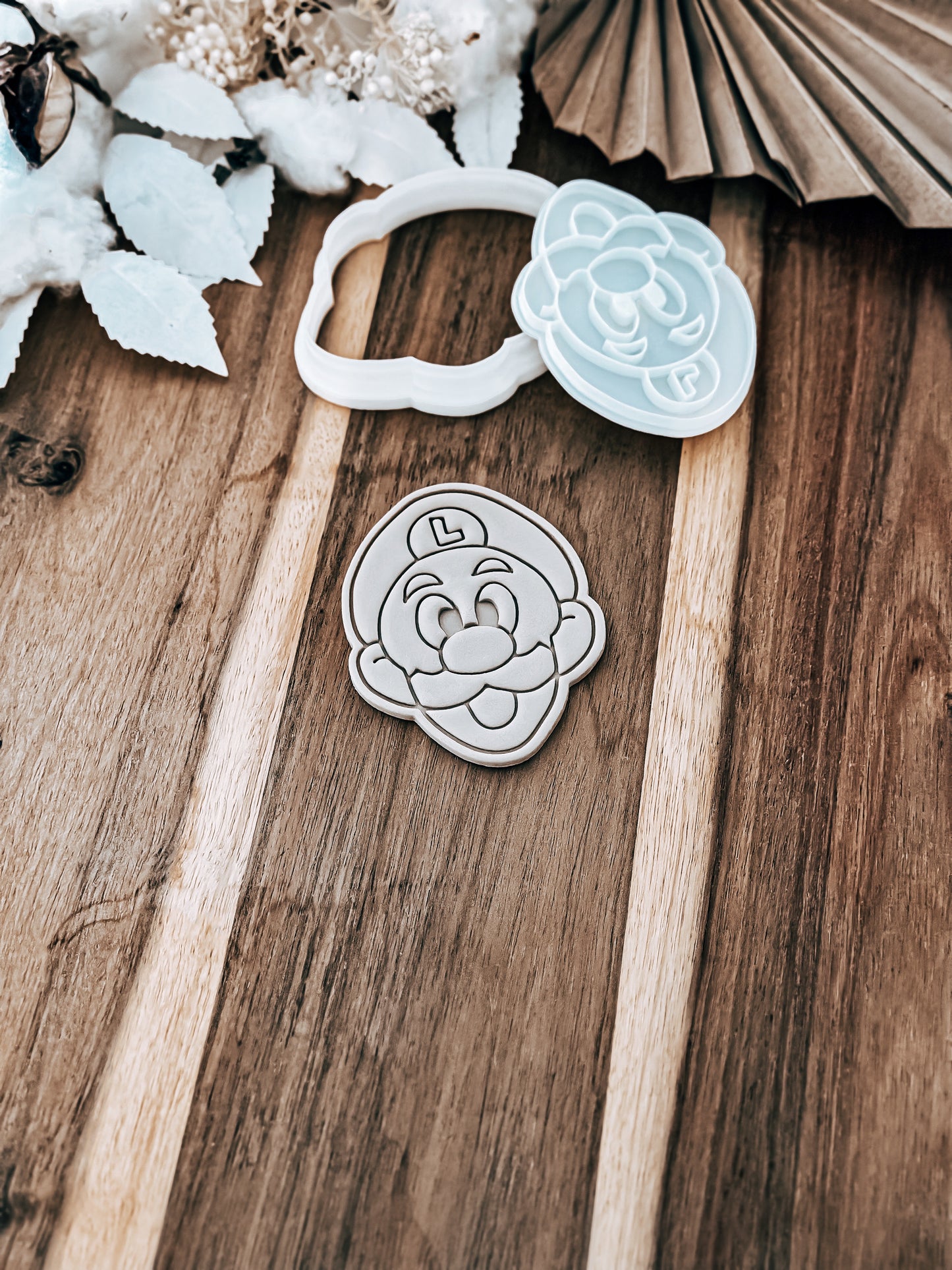 Green Bro Head Stamp and Cutter - Perfect for Fondant & Sugar Cookies