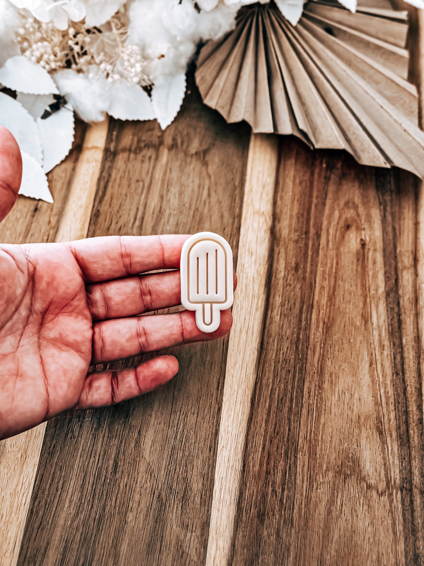 Mini Popsicle Stamp & Cutter - Perfect for Fondant & Sugar Cookies