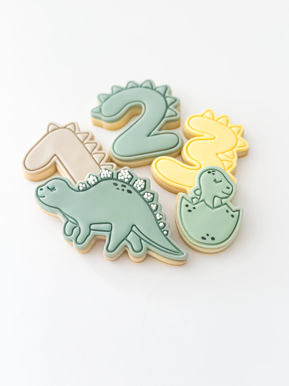 Mini Baby Dino (Roarr) Stamp & Cutter - Perfect for Fondant & Sugar Cookies