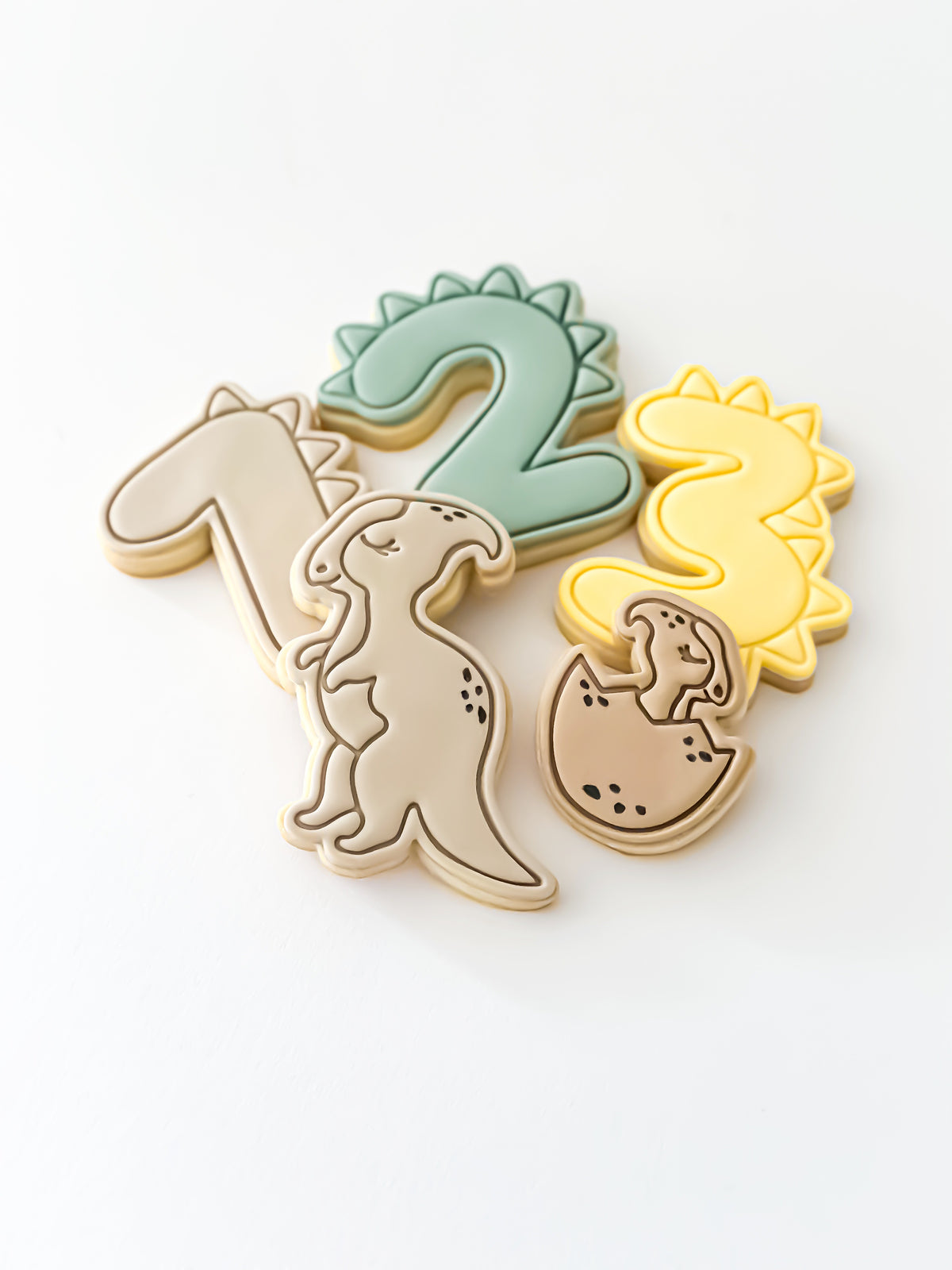Mini Baby Dino (Roarr) Stamp & Cutter - Perfect for Fondant & Sugar Cookies