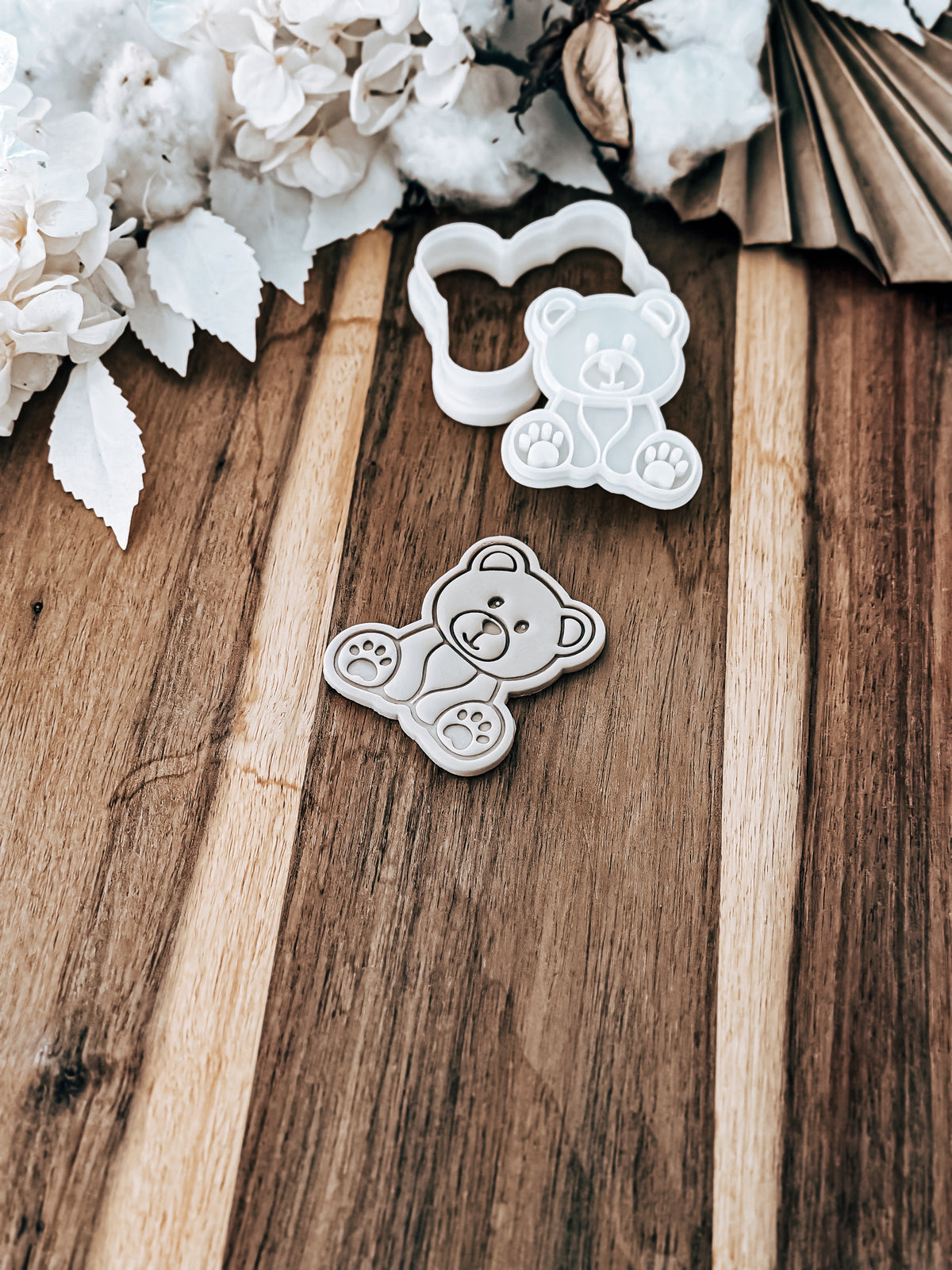 Mini Bear Stamp and Cutter - Perfect for Fondant & Sugar Cookies