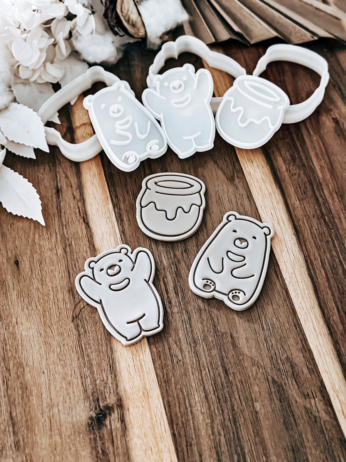 Mini Bear Range Stamp and Cutter - Perfect for Fondant & Sugar Cookies