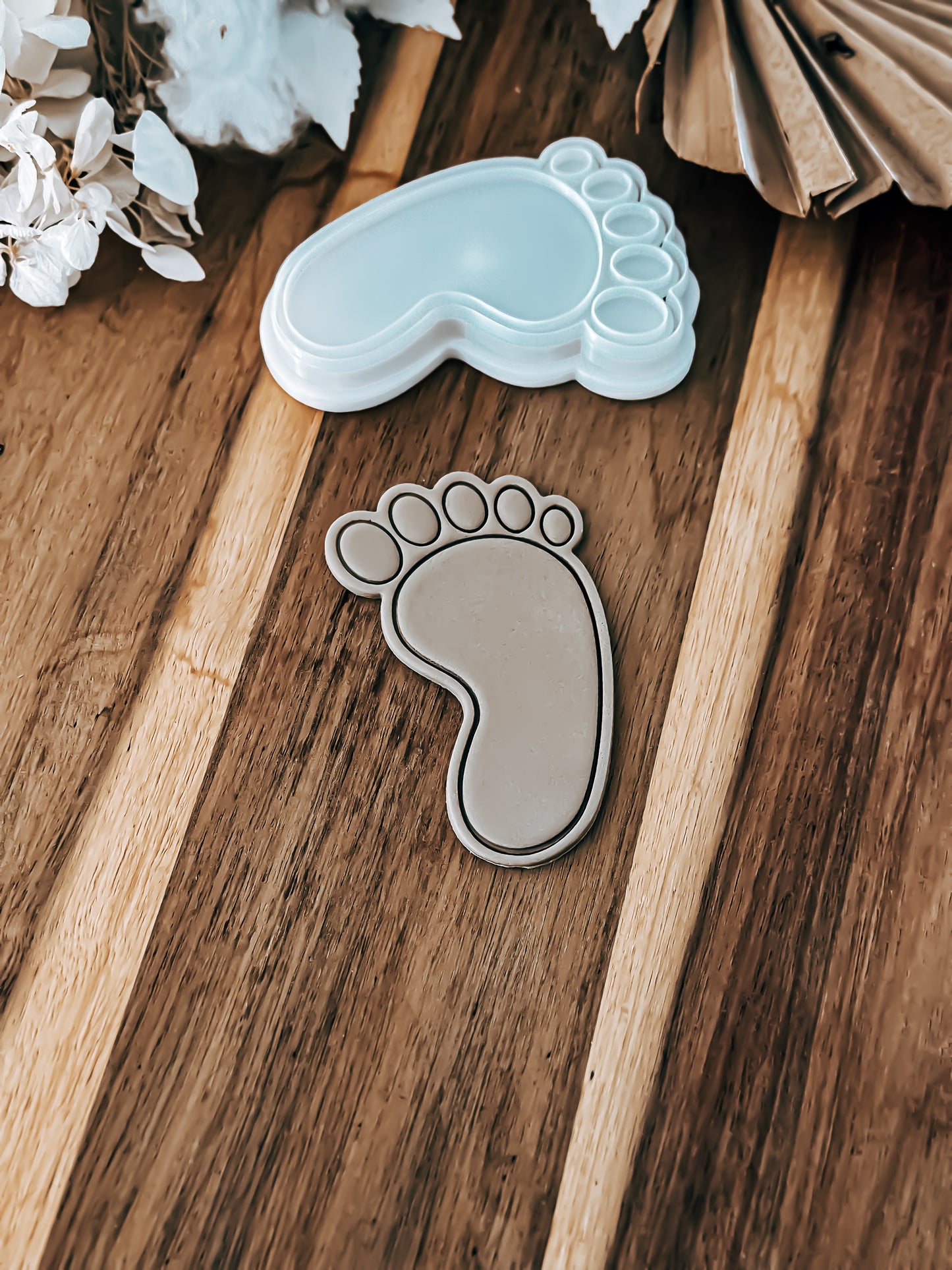 Baby Feet - Cookie Stamp & Cutter - Fondant & Sugar Cookies