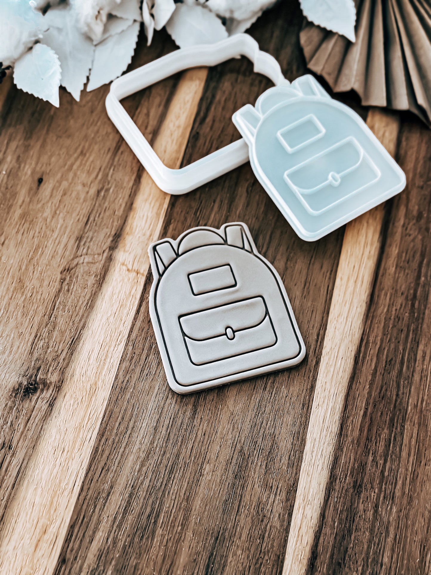 School Bag Stamp & Cutter - Perfect for Fondant & Sugar Cookies
