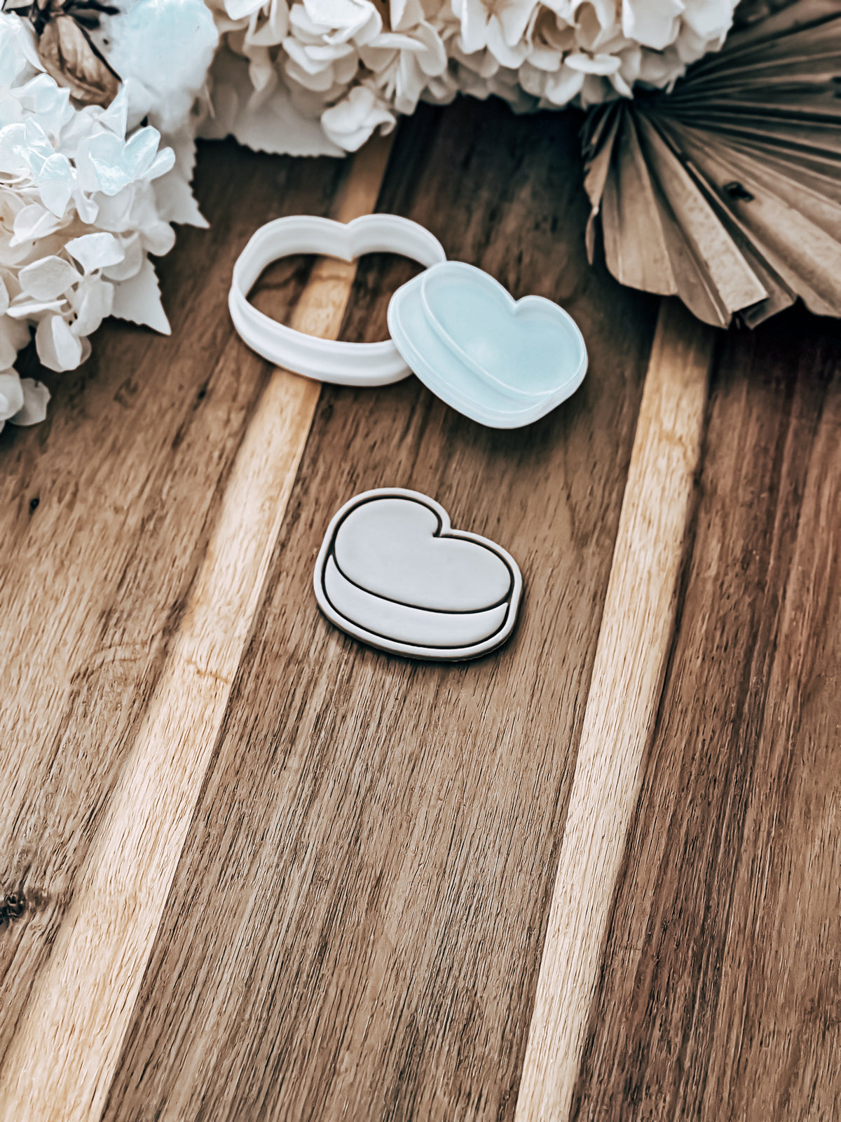 Mini Candy Heart - Cookie Stamp and Cutter - Ideal for Fondant & Sugar Cookies