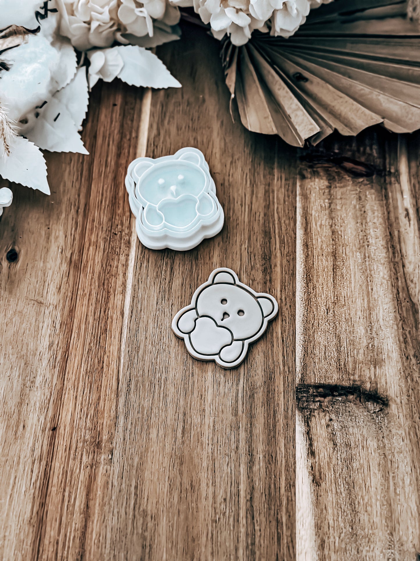 Mini Love Bear - Cookie Stamp and Cutter - Ideal for Fondant & Sugar Cookies