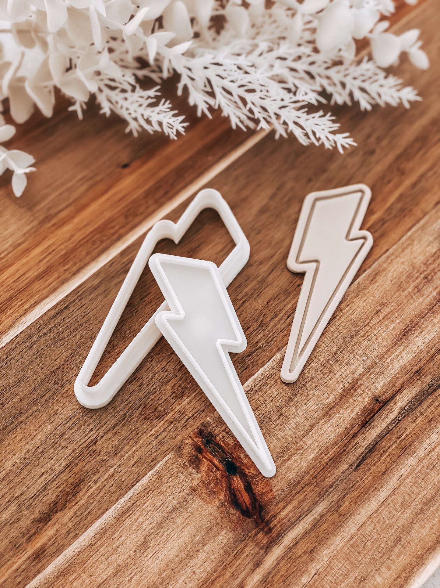 Lightning Bolt - Cookie Stamp & Cutter - Fondant & Sugar Cookies
