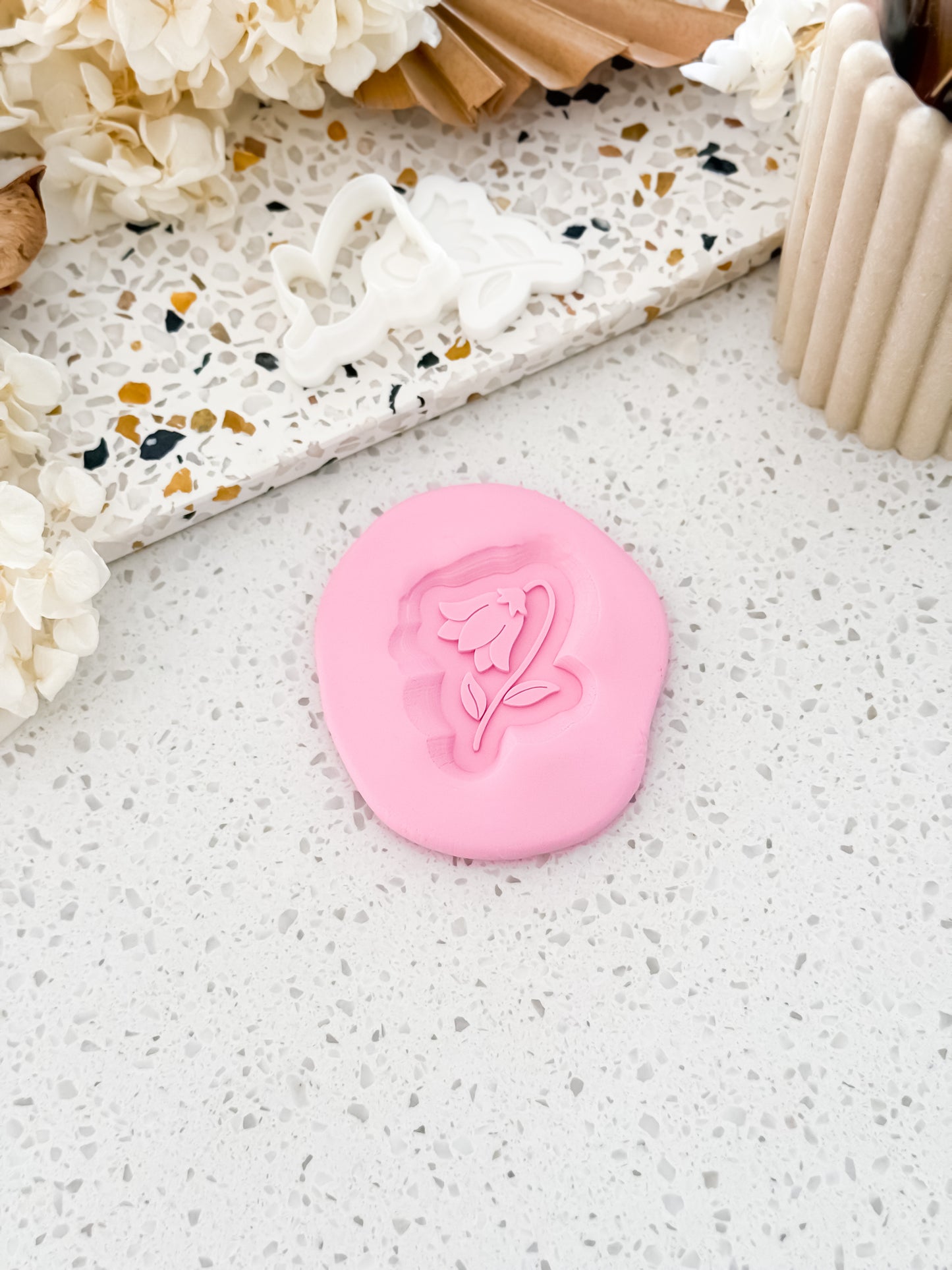 Mini Bluebell Bloom Stamp & Cutter - Perfect for Fondant & Sugar Cookies